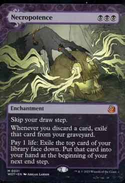 2023 Magic the Gathering Necropotence Enchantment Near Mint - Image 1