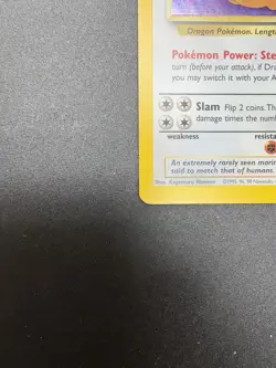 Pokemon TCG Dragonite Fossil Holo Unlimited Rare Card 4/62 LP Vintage - Image 3