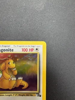 Pokemon TCG Dragonite Fossil Holo Unlimited Rare Card 4/62 LP Vintage - Image 5