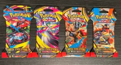 Mega Evolution Sleeved Booster Pack Art Set - Sealed Pokemon Blister Packs - Image 1
