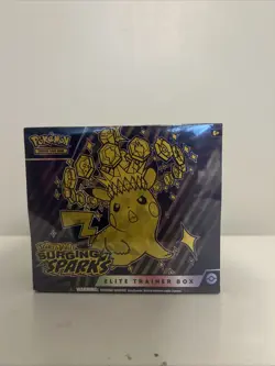 Pokemon Scarlet Violet Surging Sparks ETB Elite Trainer Box Sealed - Image 1