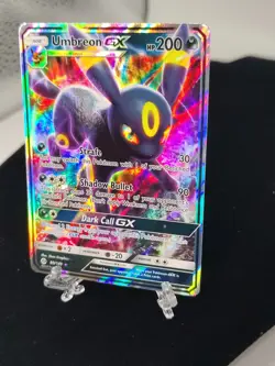 2017 Sun & Moon Pokemon TCG Umbreon GX (Full art) #80/149 Holo Ultra Rare LP !!! - Image 4