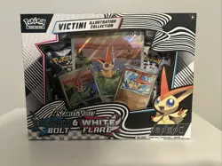 Pokemon TCG Black Bolt & White Flare Unova Victini Illustration Collection Box - Image 1
