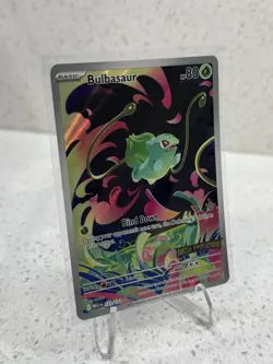 Pokemon TCG Bulbasaur Mega Evolution 132/132 Stamped Promo Contender for a 10 - Image 1