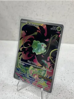 Pokemon TCG Bulbasaur Mega Evolution 132/132 Stamped Promo Contender for a 10 - Image 2