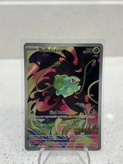 Pokemon TCG Bulbasaur Mega Evolution 132/132 Stamped Promo Contender for a 10 - Image 4