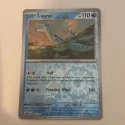 LAPRAS 045/197 REVERSE HOLO OBSIDIAN FLAMES POKEMON TCG NM - Image 1