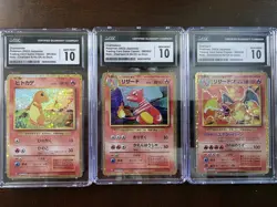 Pokemon TCG Classic: Original 9 Holo (JPN) Charizard Blastoise Venusaur CGC 10s - Image 2