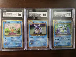 Pokemon TCG Classic: Original 9 Holo (JPN) Charizard Blastoise Venusaur CGC 10s - Image 3