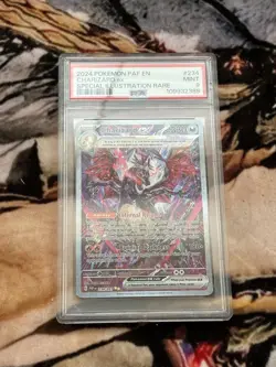 2024 POKEMON PAF EN-PALDEAN FATES SPECIAL ILLUSTRATION RARE CHARIZARD EX PSA 9 - Image 1