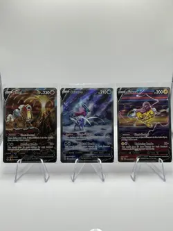 Pokemon TCG Crown Zenith Suicune v GG38, Raikou v GG41, Entei v GG36 NM - Image 1