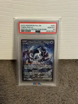 Pokemon Paldea Evolved Chien-Pao ex 261/193 PSA 10 - Image 1