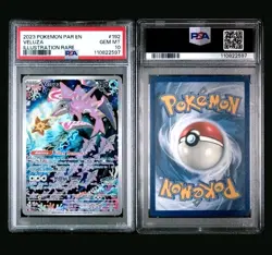 Pokemon TCG Veluza Illustration Rare Paradox Rift 192/182 PSA 10 - Image 1