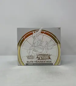 Pokemon TCG Sword & Shield Brilliant Stars Factory Sealed Elite Trainer Box - Image 1