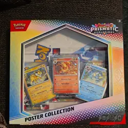 Pokemon TCG Scarlet & Violet Prismatic Evolutions Poster Collection Box - Image 1