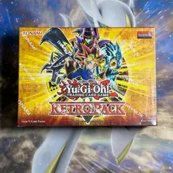 Yugioh Booster Box Retro Pack 1 ( x4 Booster Packs Per Box ) New SEALED IN HAND - Image 1