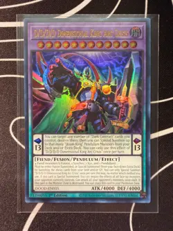 D/D/D/D Dimensional King Arc Crisis (ULTRA RARE) DOOD-EN035 (MINT) Yu-Gi-Oh! - Image 1