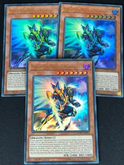 YUGIOH FANTASICAL DRAGON PHANTAZMAY DUOV-EN074 1ST ULTRA X3 (NM) - Image 1