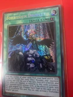 Yugioh Forbidden Droplet MP22-EN254 holo Secret Rare 1st Edition NM - Image 3