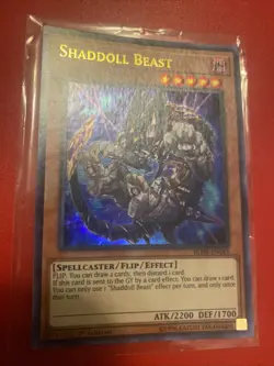 Yugioh Shaddoll Beast BLHR-EN083 Ultra Rare 1st Ed NM - Image 2