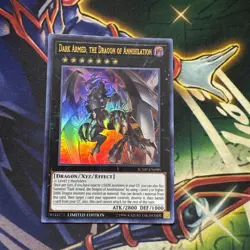 Yugioh! Dark Armed, the Dragon of Annihilation JUMP-EN090 Ultra Limited Ed LP - Image 1