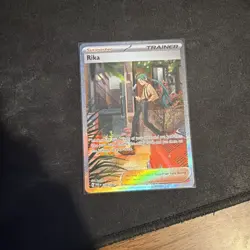 Pokemon TCG Rika 258 Paradox Rift Trainer Special Illustration Card 258/182 - Image 1