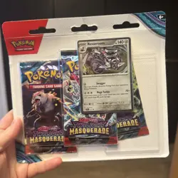 C Pokemon Cards - Scarlet & Violet Twilight Masquerade 3 Pack Blister Revavroom - Image 1
