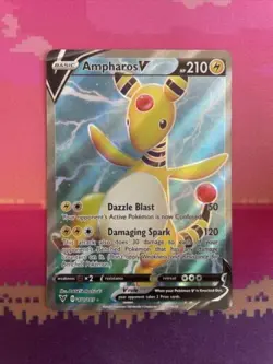 Pokemon Card Ampharos V 171/185 Ultra Rare Vivid Voltage Near Mint - Image 1