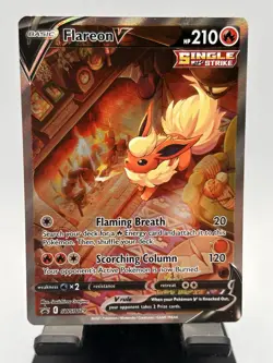 Flareon V SWSH179 - Alternate Art Black Star Promo - Pokemon Card - NM - Image 1