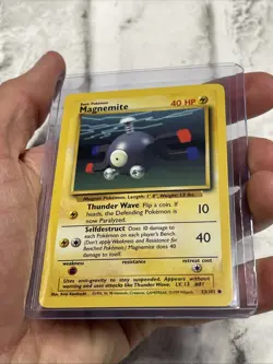 Magnemite Non-Holo 1999 WOTC Pokemon Card 53/102 Base Set NM/MT Never Played TCG - Image 2