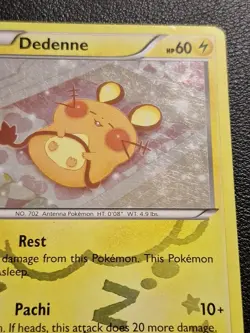 Pokemon TCG Dedenne Generations Holo Uncommon Card RC10-32- Moderately Played - Image 2