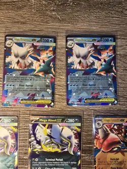 Mega Ex Lot Pokemon TCG Mega Evolutions 8 EX Cards - Image 2