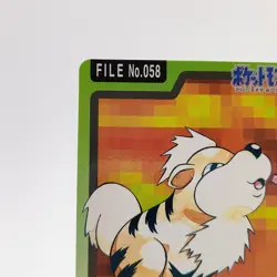Pokemon Cards Bandai Carddass Growlithe File No.058 1997 EX Japanese g22 - Image 2