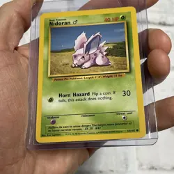 Pokemon TCG Base Set 055/102 Nidoran NM/MT Nintendo Vintage Vtg Pokemon Card TCG - Image 2