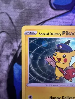 Special Delivery Pikachu SWSH074 SWSH: Sword & Shield Promo Card NM+ - Image 2