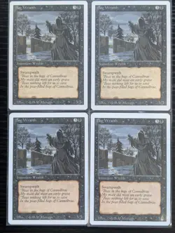 4x BOG WRAITH - Revised Edition MTG Magic Card - M/NM Condition | SWAMPWALK - Image 1