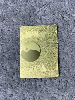 Pokemon Gyarados VMax HP330 Misprint Error Card OC Gold Foil Fan Art Card - Image 4