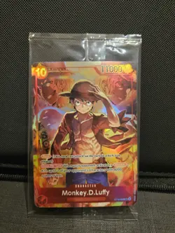 Sealed Promo One Piece CARD Treasure Booster Monkey.D.Luffy ST10-006 SR NEW - Image 1