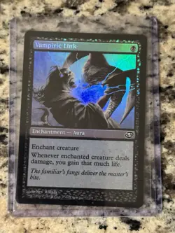 Vampiric Link - Foil Magic mtg Light Play, English Planar Chaos x1 - Image 1