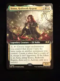 MTG Yenna, Redtooth Regent EXTENDED ART Wilds of Eldraine 365 NM - Image 1