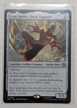 2025 MTG Magic the Gathering -Spider-Man - Iron Spider, Stark Upgrade - R 0166 - Image 1
