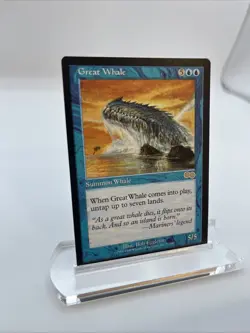 Great Whale Urza’s Legacy 1998 Near Mint Mtg Magic The Gathering Bob Eggleton - Image 2