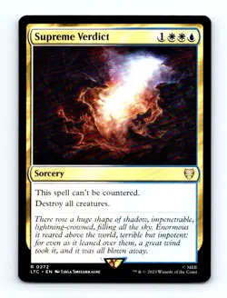 #272 2023 Tales of Middle-earth Commander LTC Supreme Verdict Rare - Image 1