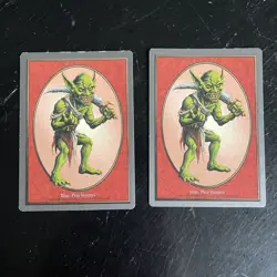 MTG Player Rewards Promo multicolor Apocalypse Goblin Soldier Token + 2 Unglued - Image 2