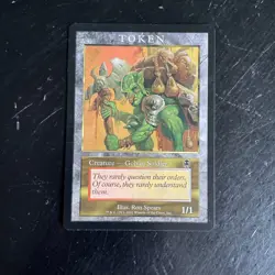 MTG Player Rewards Promo multicolor Apocalypse Goblin Soldier Token + 2 Unglued - Image 4