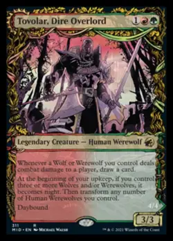 Tovolar, Dire Overlord (Showcase) - Innistrad: Midnight Hunt (MID) - Image 1