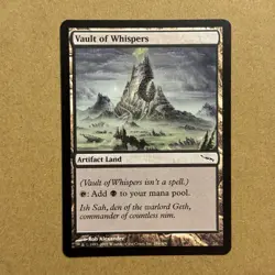 MTG ~ 2x ~ Vault of Whispers ~ MI Mirrodin ~ #286 ~ Artifact Land ~ English ~ MP - Image 2