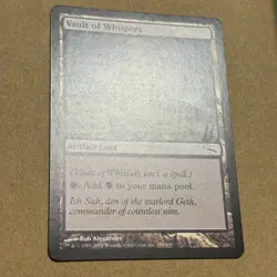MTG ~ 2x ~ Vault of Whispers ~ MI Mirrodin ~ #286 ~ Artifact Land ~ English ~ MP - Image 4