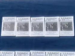 1993 MTG Beta/Unlimited Rulebook X 10 + Empty Starter Deck Box - Image 4