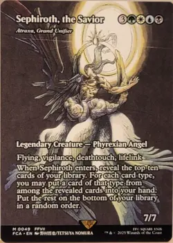 Sephiroth, the Savior - Atraxa, Grand Unifier (Showcase) Final Fantasy: Through - Image 1
